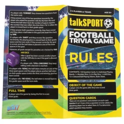 TalkSport Football Trivia Board Games