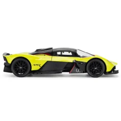 Team CMJ Die Cast Car 1:18 Scale Aston Martin Valkyrie Lime Green