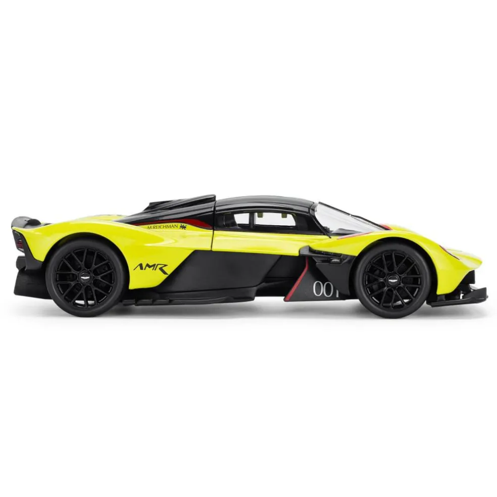 Team CMJ Die Cast Car 1:18 Scale Aston Martin Valkyrie Lime Green