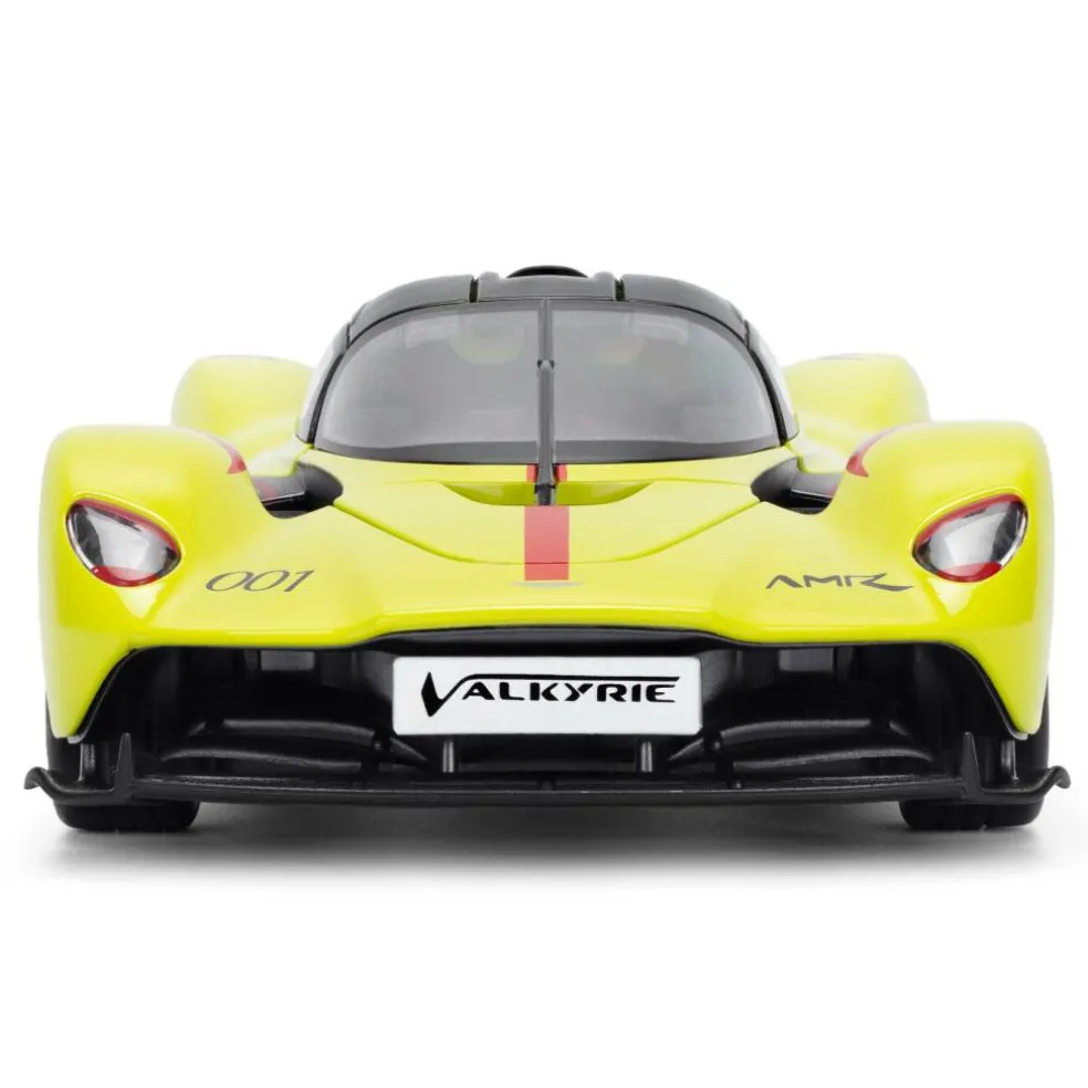 Team CMJ Die Cast Car 1:18 Scale Aston Martin Valkyrie Lime Green