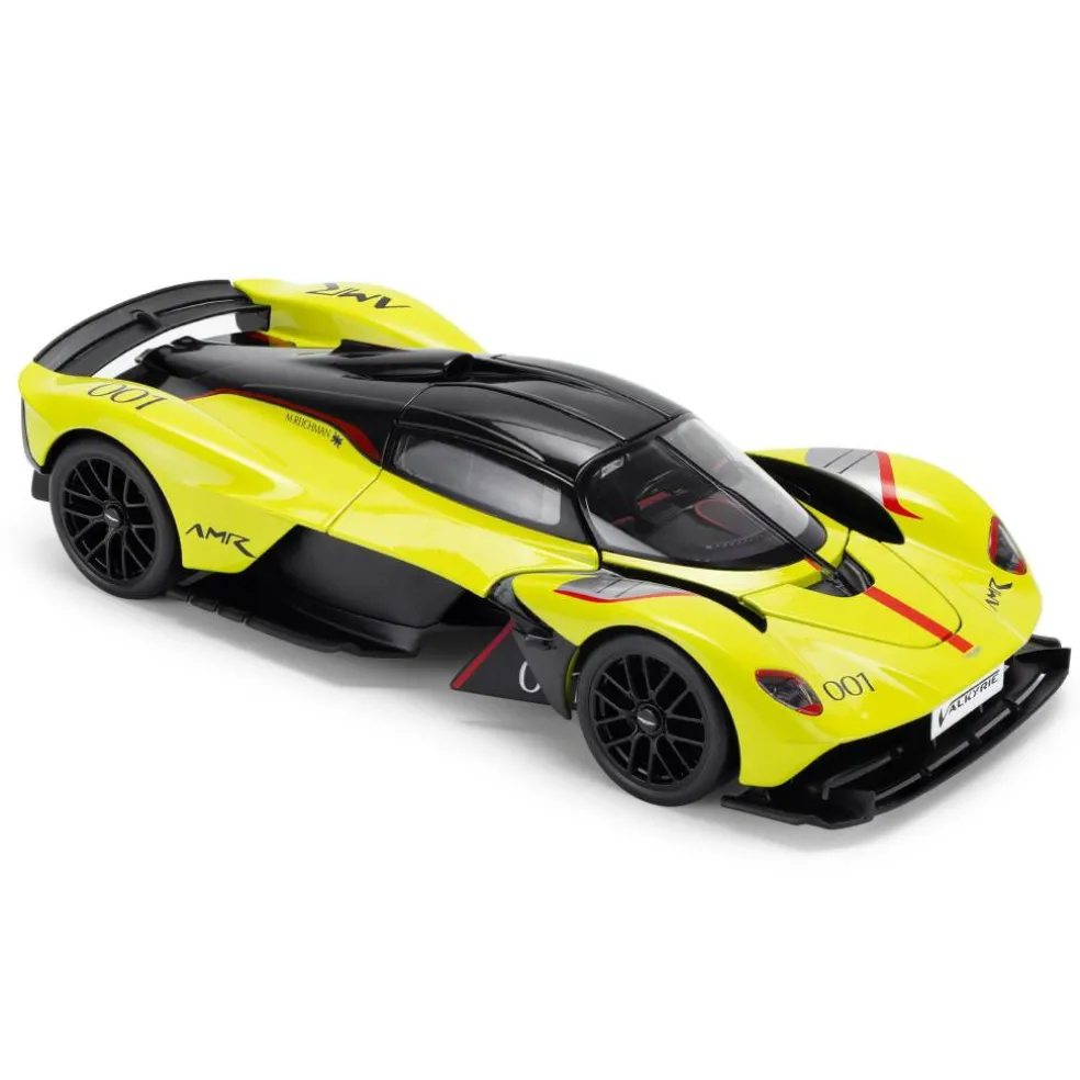 Team CMJ Die Cast Car 1:18 Scale Aston Martin Valkyrie Lime Green