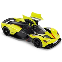 Team CMJ Die Cast Car 1:18 Scale Aston Martin Valkyrie Lime Green