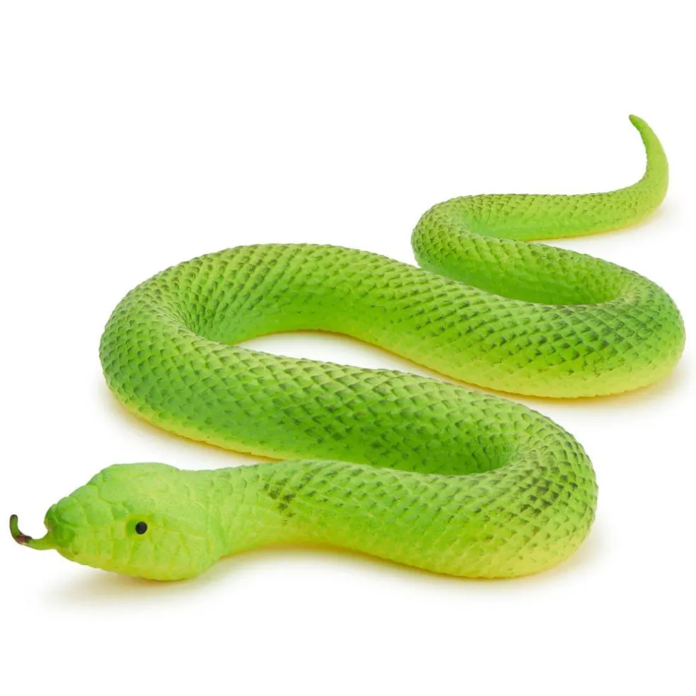 Team Zappi Co Bamboo Leaf Green - TPR Snake 60 cm