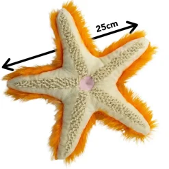 Team Zappi Co Chocolate Chip Sea Star Soft Toy 25 cm