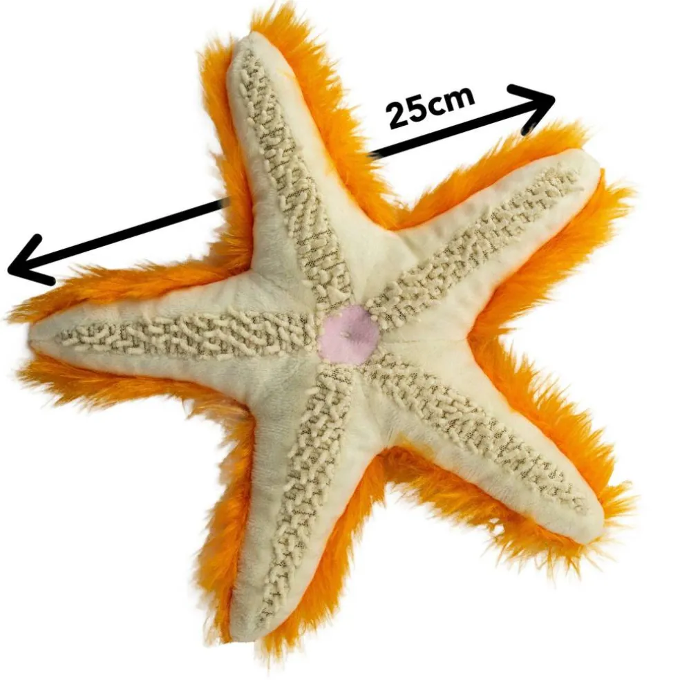 Team Zappi Co Chocolate Chip Sea Star Soft Toy 25 cm
