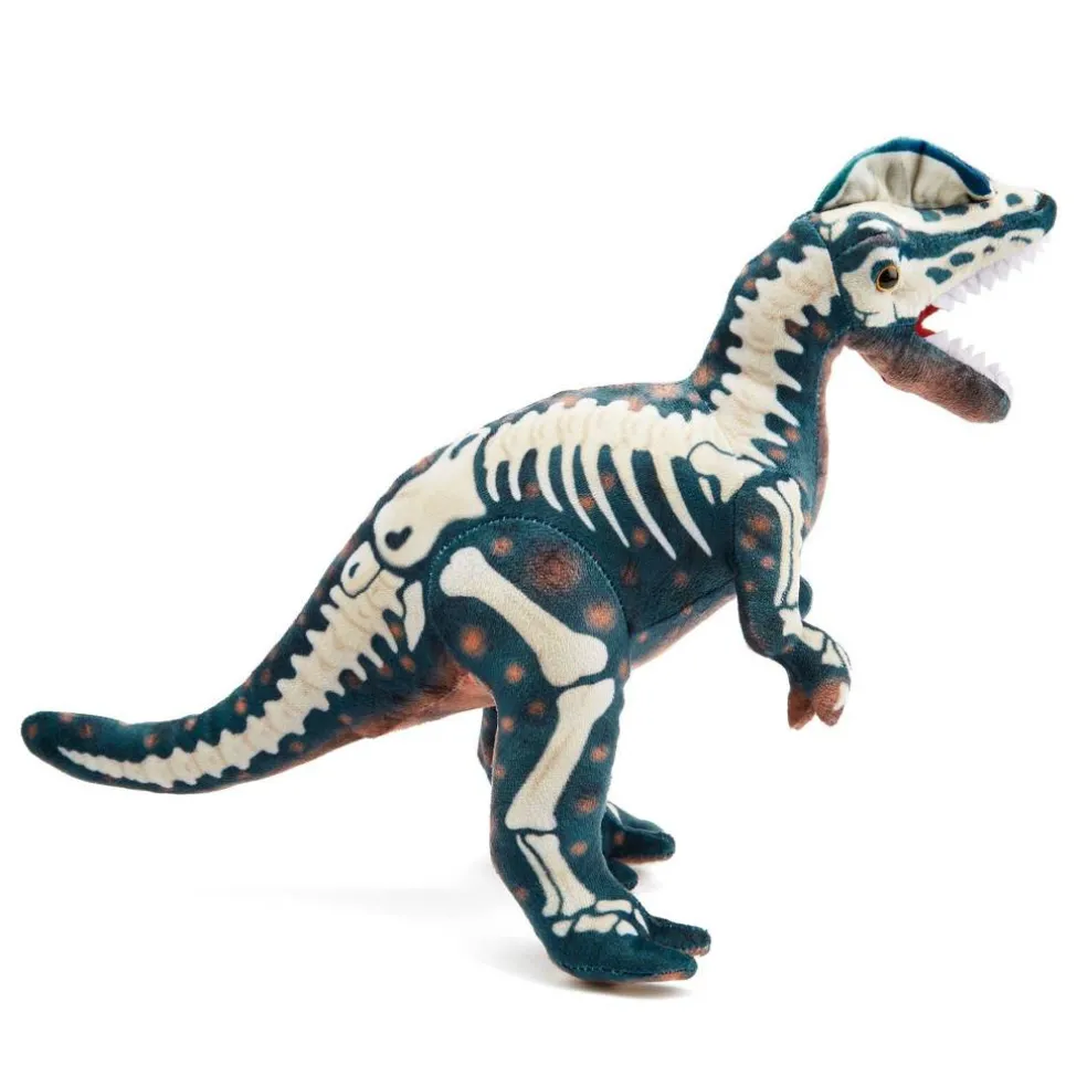 Team Zappi Co Diloposaurus Skeleton Soft Toy 30 cm