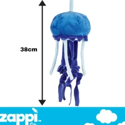 Team Zappi Co Jellyfish Blue Soft Toy 33 cm