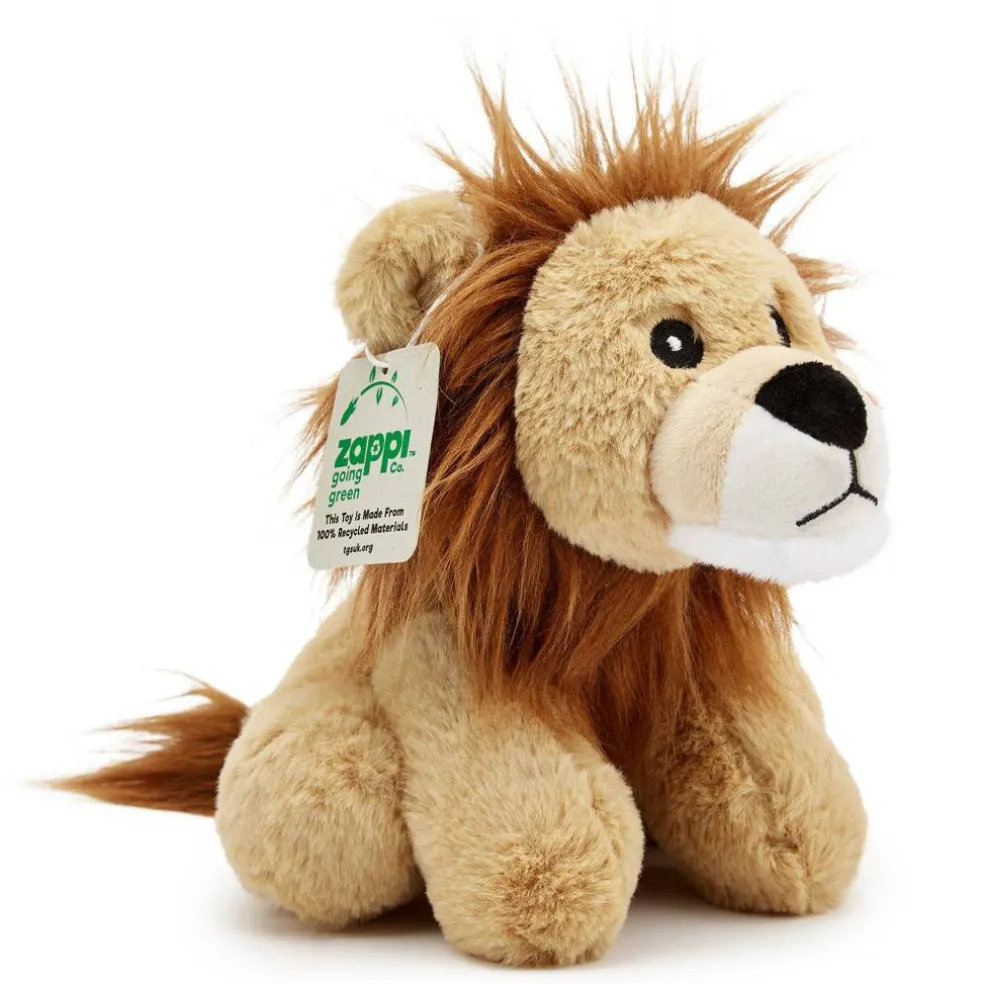 Team Zappi Co Lion Soft Toy 20 cm ECO