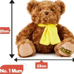 Team Zappi Co Mothers Classic Bear Soft Toy 25 cm