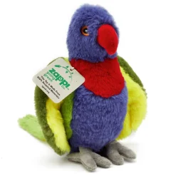 Team Zappi Co Rainbow Lorikeet Soft Toy 21 cm ECO