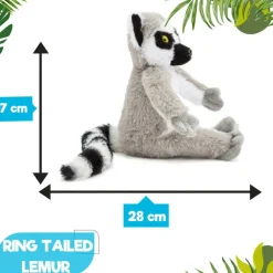 Team Zappi Co Ring Tailed Lemur Soft Toy 28 cm ECO