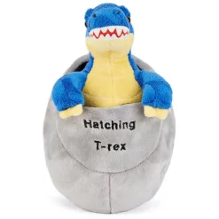 Team Zappi Co T-Rex Hatching Soft Toy 22 cm