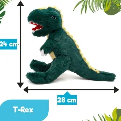 Team Zappi Co T-Rex Soft Toy 28 cm ECO