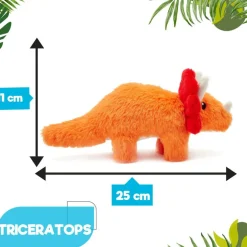Team Zappi Co Triceratops Soft Toy 25 cm ECO