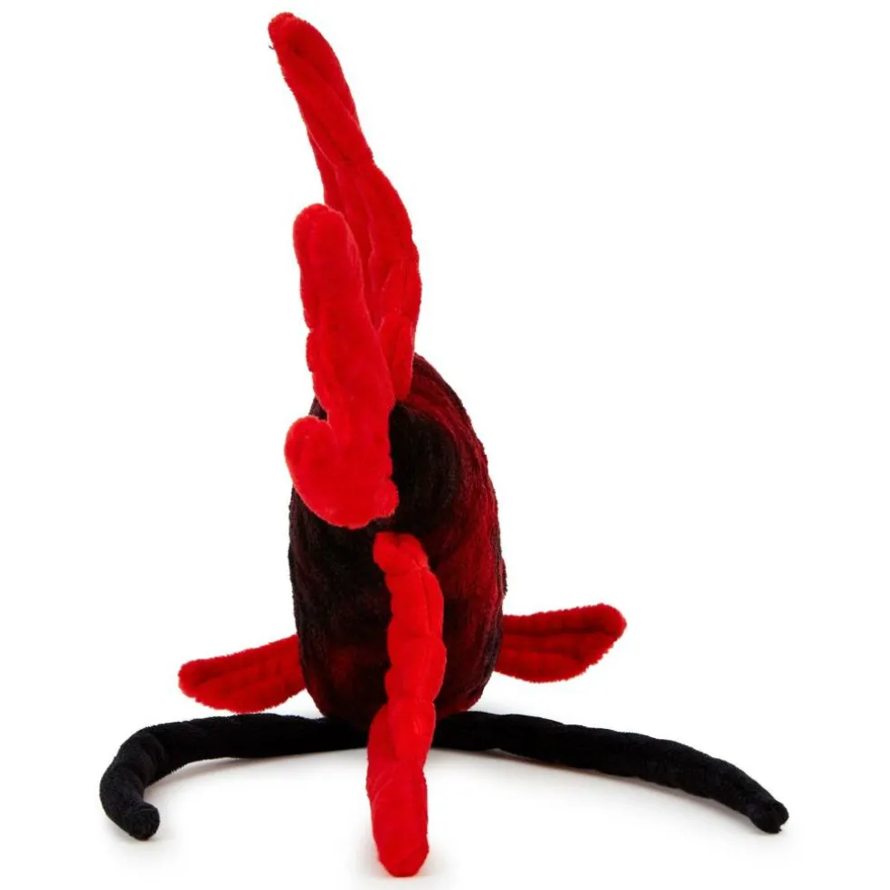 Team Zappi Co Tropical Fish Black & Red Soft Toy 27 cm