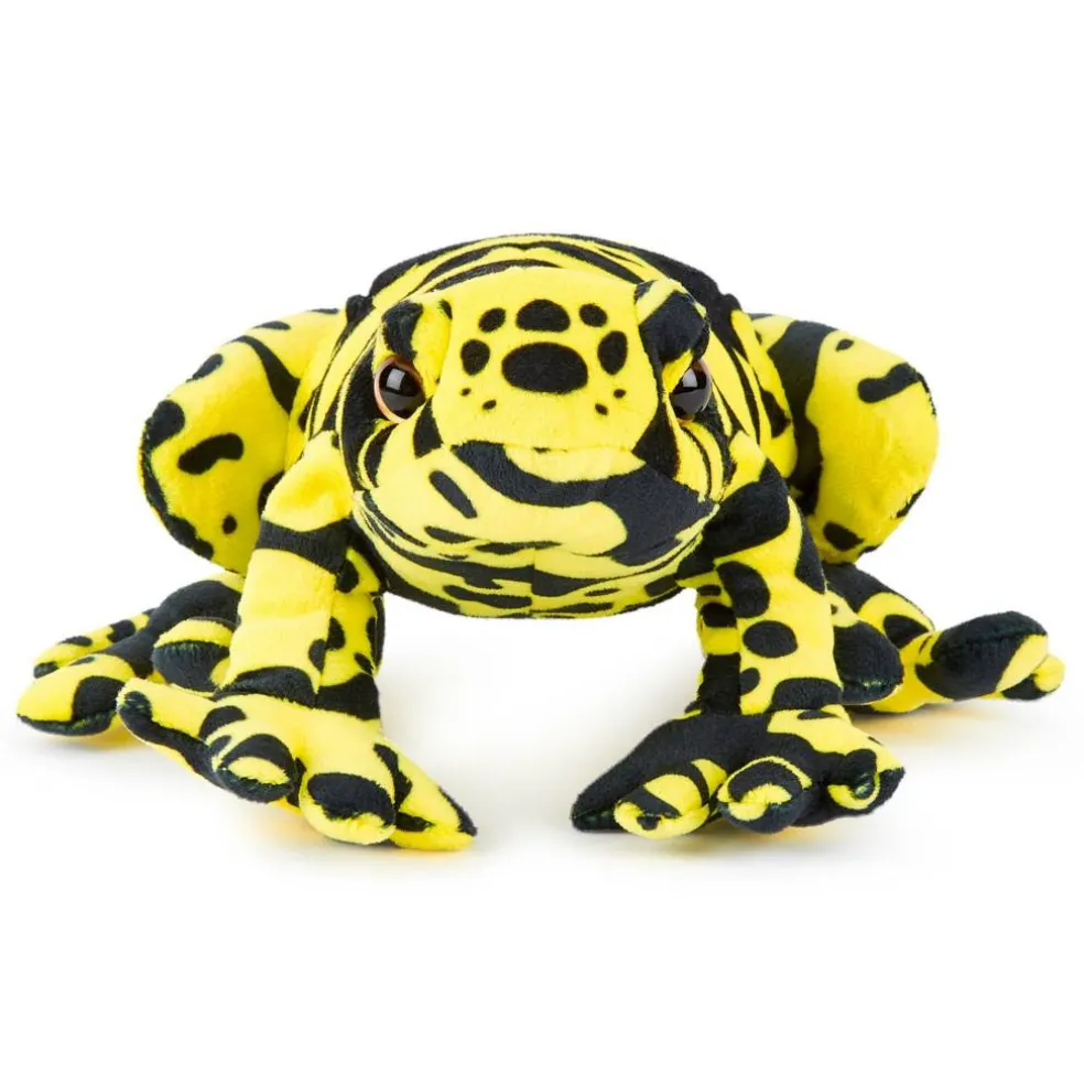 Team Zappi Co Yellow Banded Poison Dart Frog Soft Toy 20 cm ECO