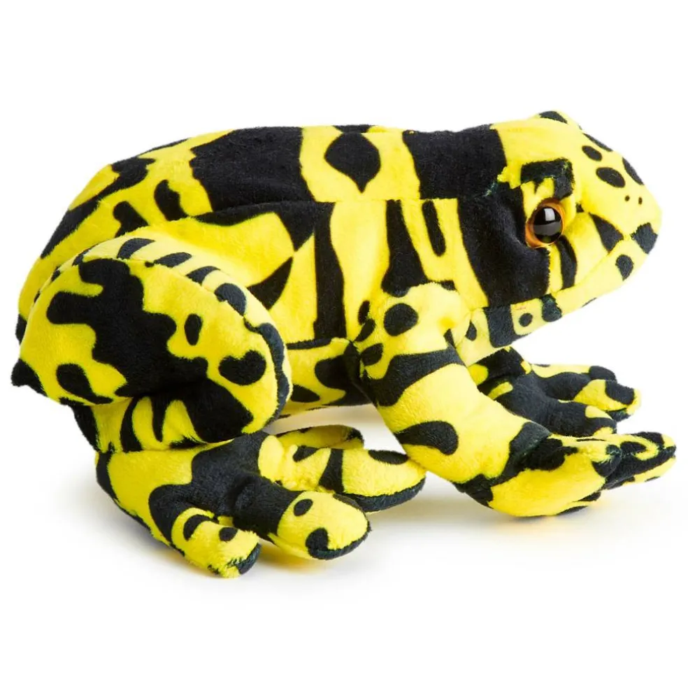 Team Zappi Co Yellow Banded Poison Dart Frog Soft Toy 20 cm ECO