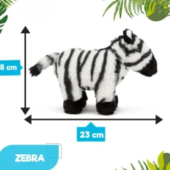 Team Zappi Co Zebra Soft Toy 23 cm ECO