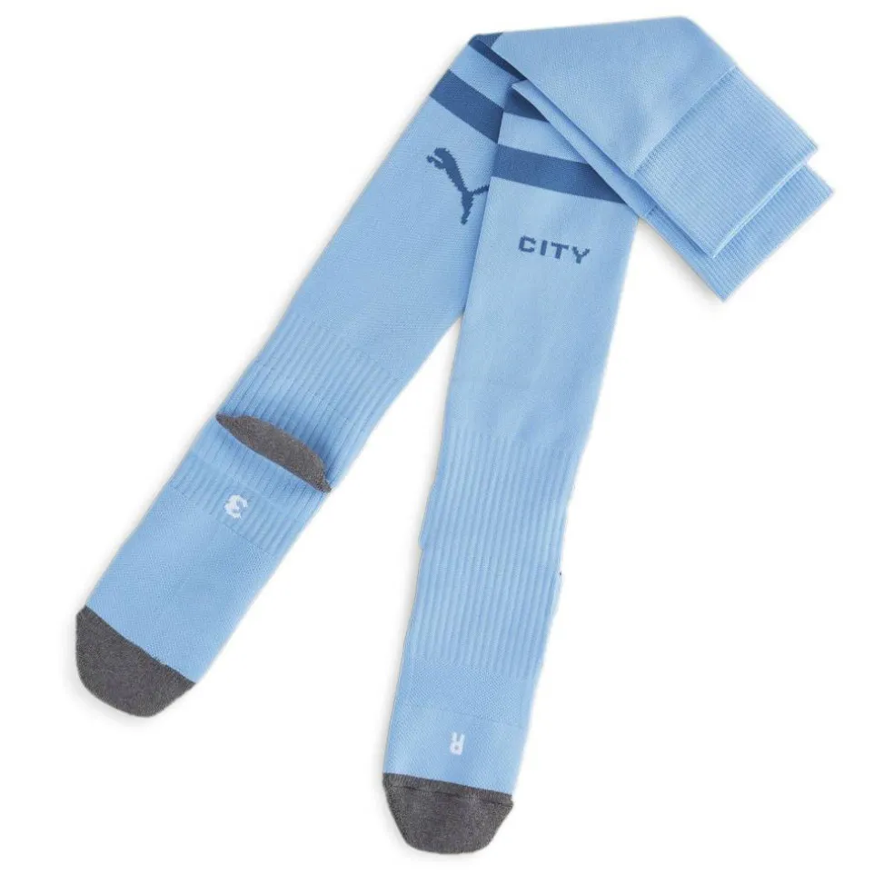 Team Mcfc Striped Socks Replica Football Sock Mens