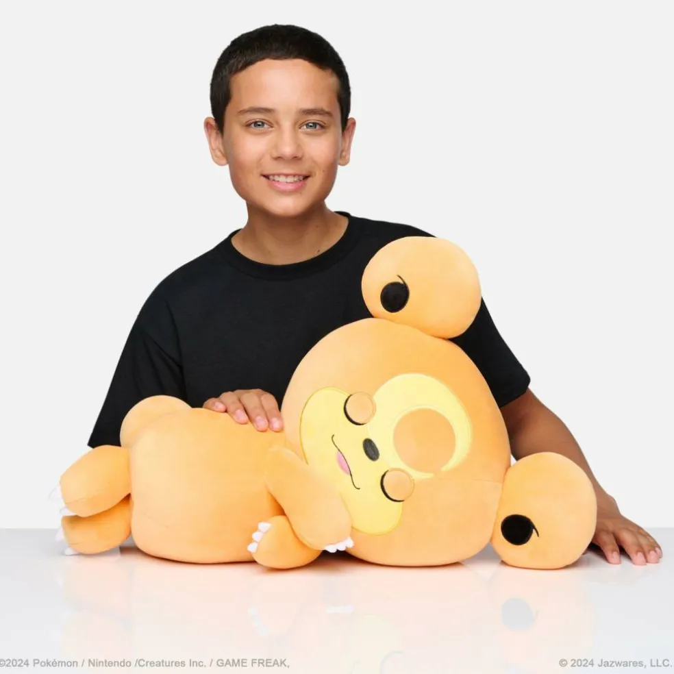 Teddiursa Sleeping Plush - 18-Inch Premium Plush in Sleeping Pose