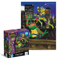 Teenage Mutant Ninja Turtles Small Donatello and Michelangelo Medium Jigsaw Puzzle - 250 Pieces