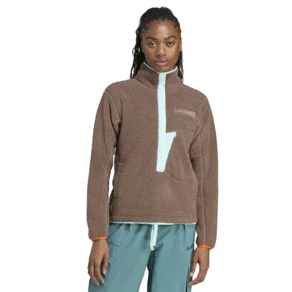 Terrex Xploric High Pile Fleece Pullover Sweatshirt Womens