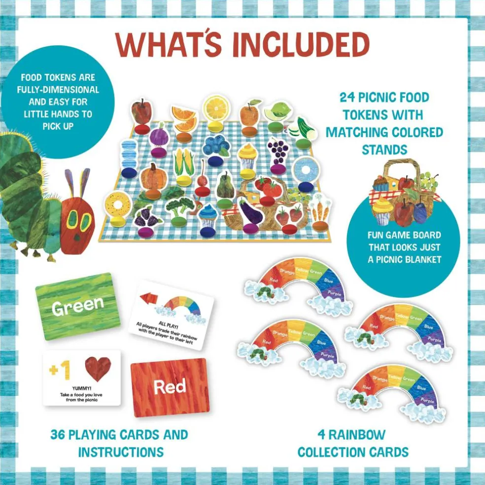 The Very Hungry Caterpillar- Rainbow Picnic Game