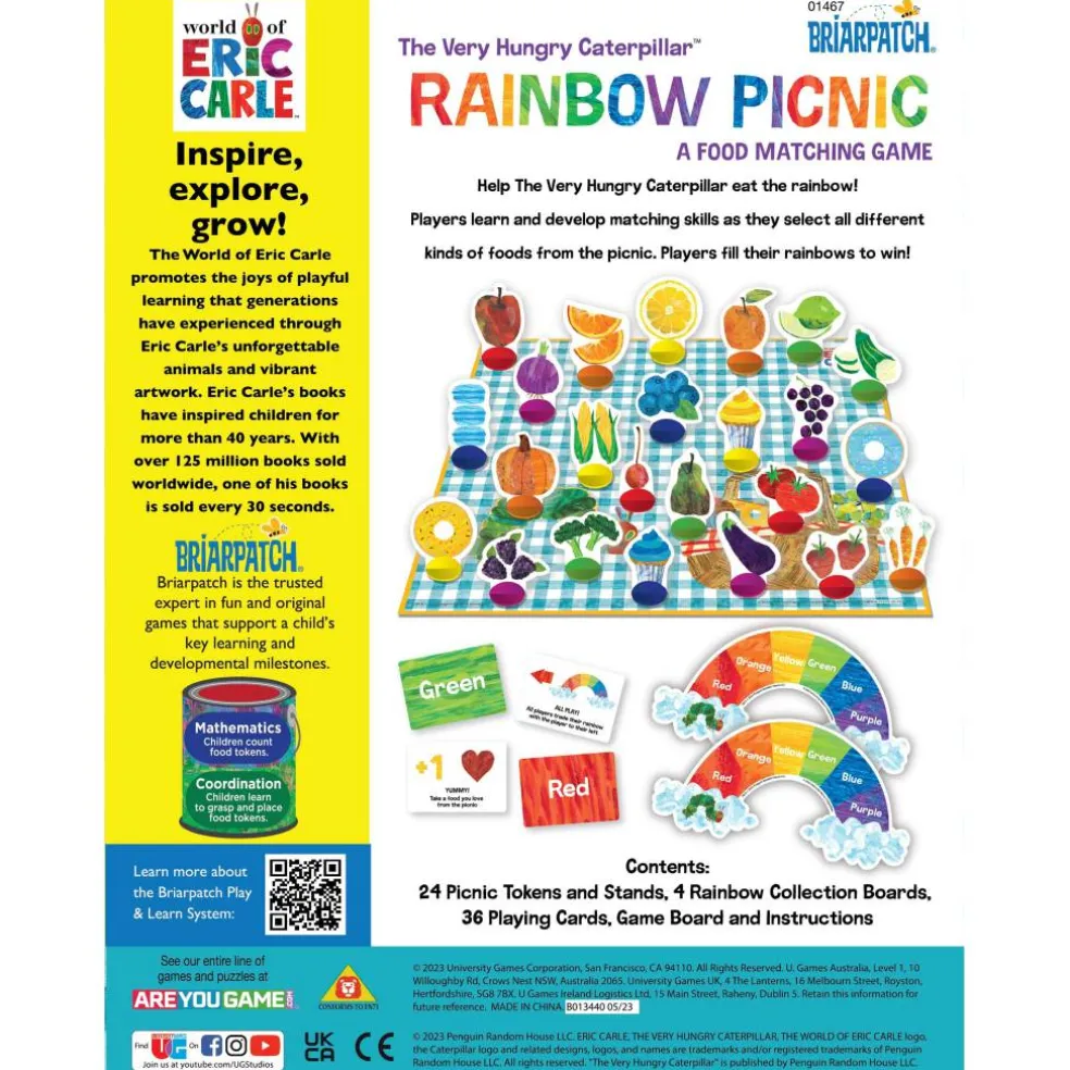 The Very Hungry Caterpillar- Rainbow Picnic Game