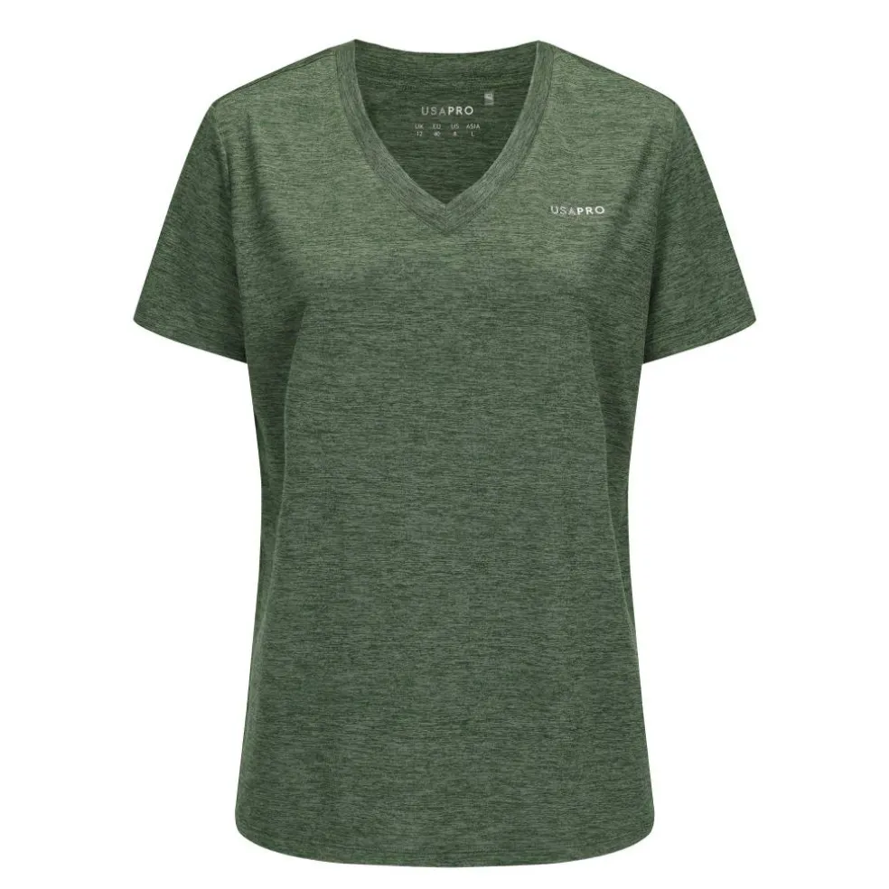 The USA Pro Tech V Tee Ladies