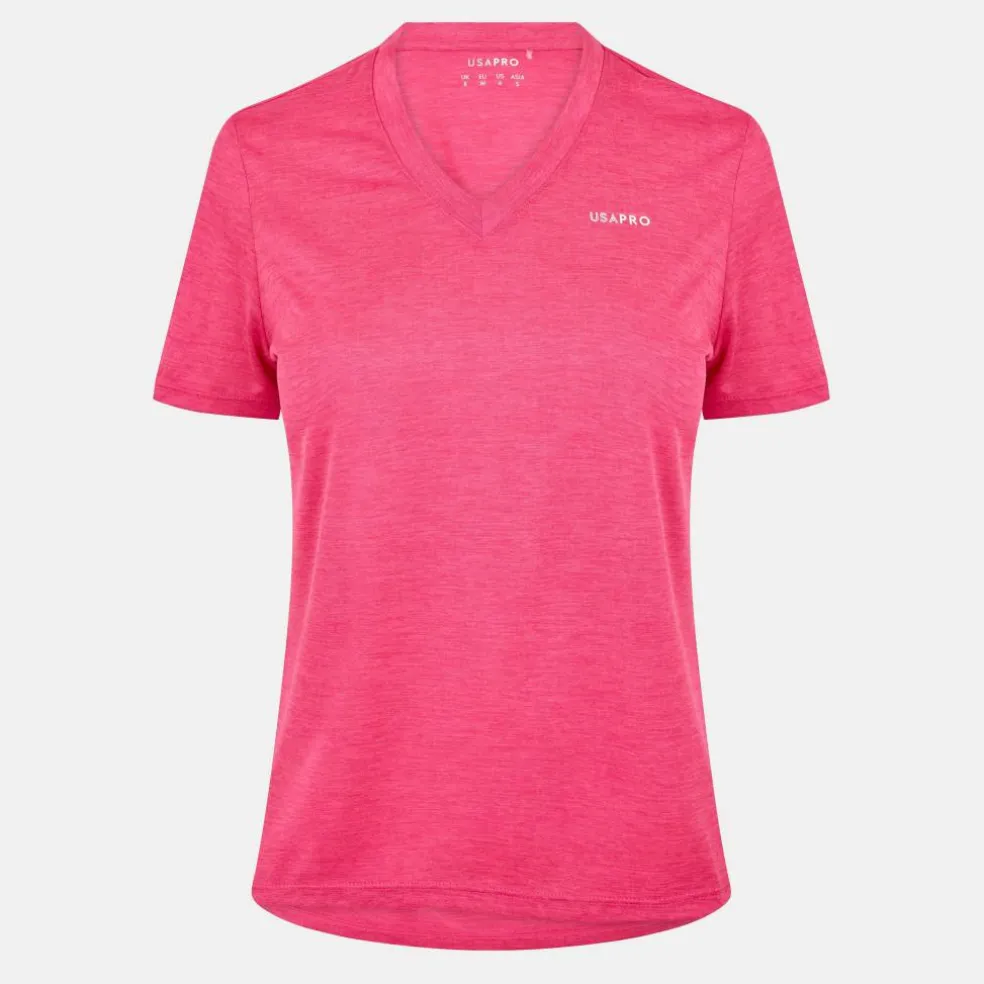 The USA Pro Tech V Tee Ladies