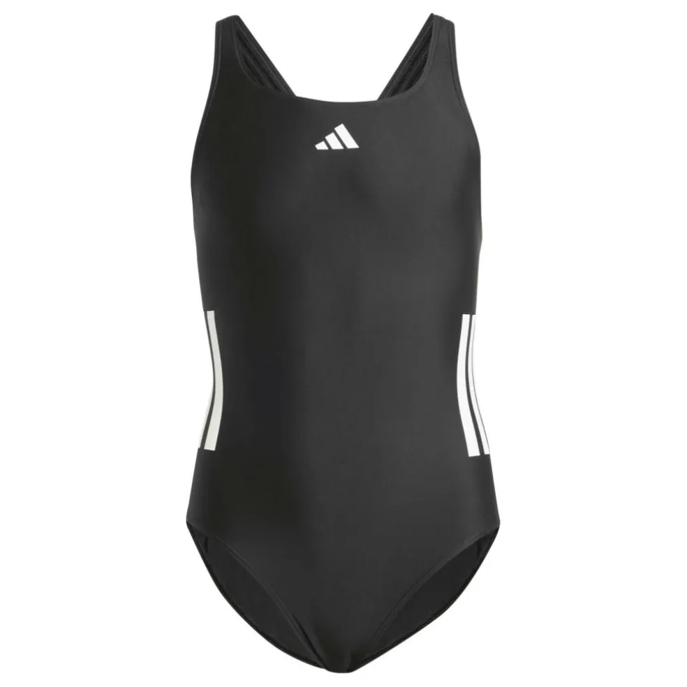 Three Stripe Swimsuit Junior Girls