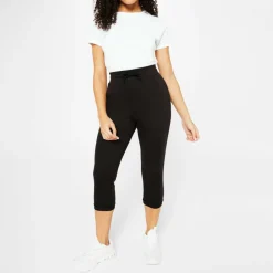 Three Quarter Interlock Jogging Pants Ladies