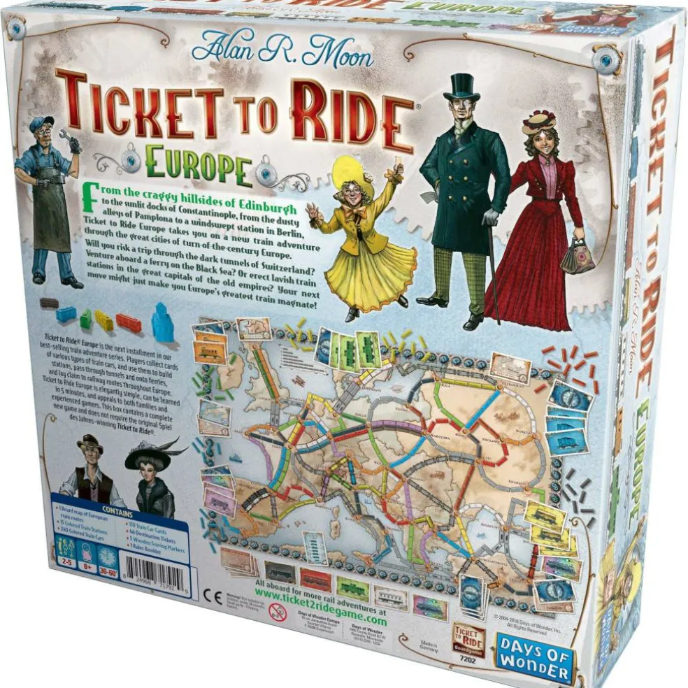 Ticket to Ride Europe Board Games