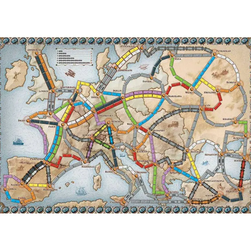 Ticket to Ride Europe Board Games