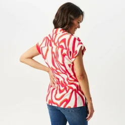Tie Cap Sleeve Shirt