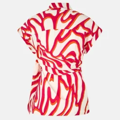 Tie Cap Sleeve Shirt