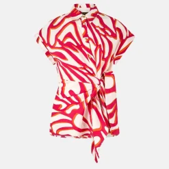Tie Cap Sleeve Shirt