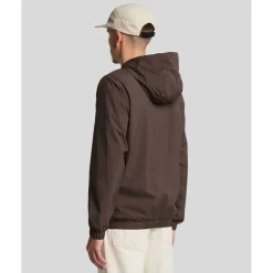 Tonal Eagle Hooded Bomber Jacket