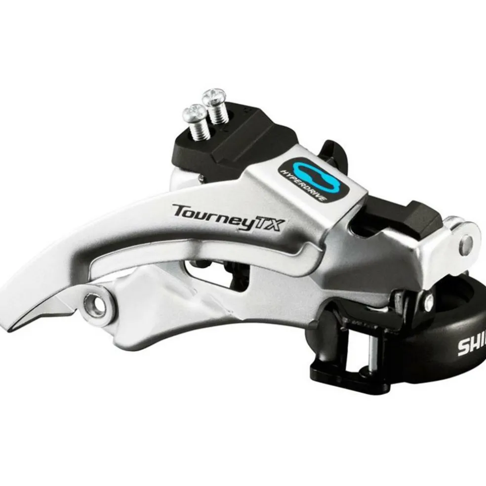 Tourney TX Top Swing Dual Pull Triple 63-66 Degree Front Derailleur