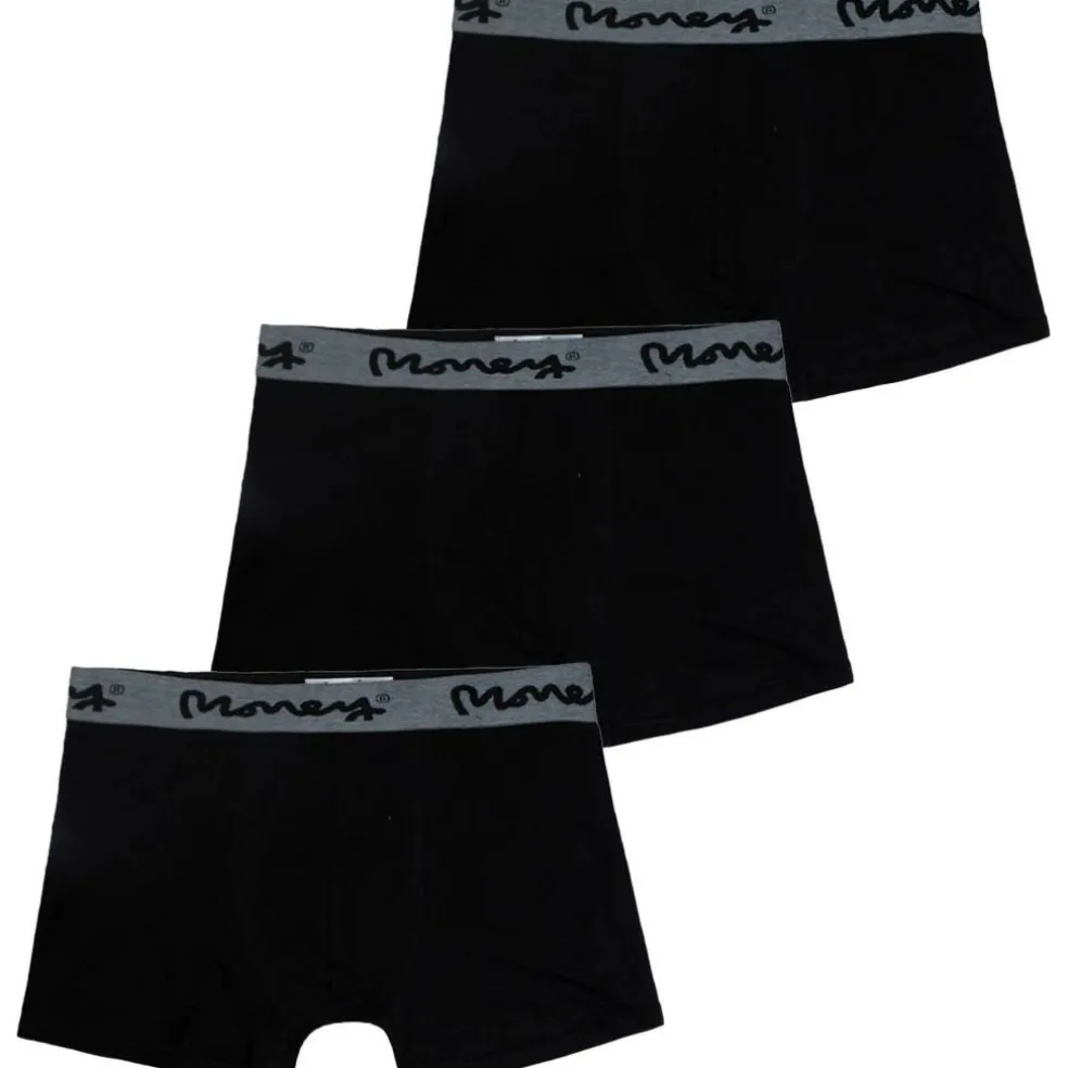 Triple Black Repeat 3PK Trunks