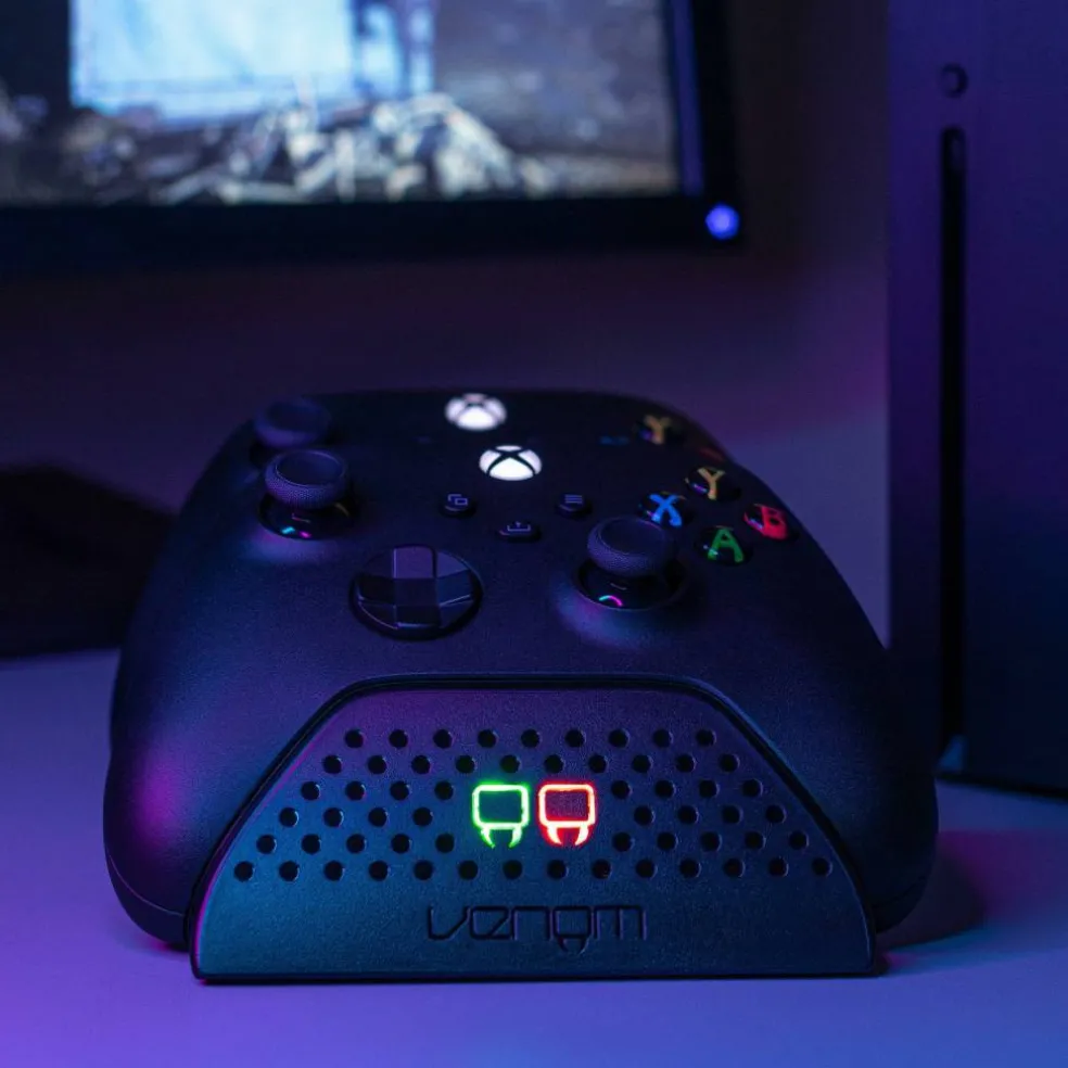 Twin Docking Station Fox Xbox Series X/S and One (Black)