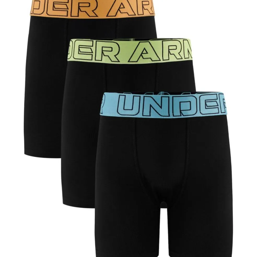 UA Boys Performance Tech 3 Pack Boxers Junior