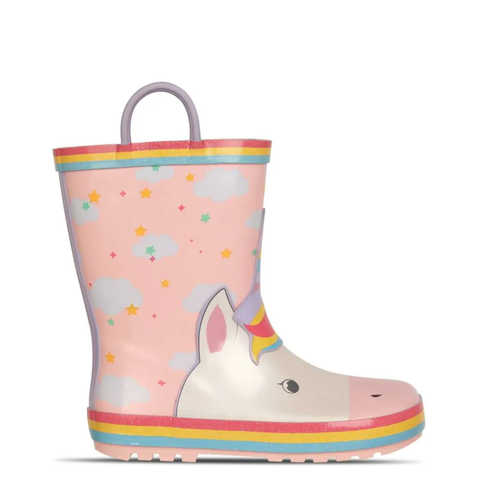 Unicorn Print Wellies Childrens