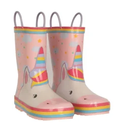 Unicorn Print Wellies Childrens