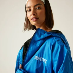 Unisex Adults Waterproof Windproof Borg Fleece Oversized Fit Insulated Robe