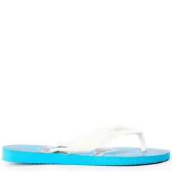 Unisex Kids Athletic Turquoise Flip Flops