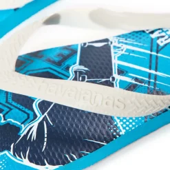 Unisex Kids Athletic Turquoise Flip Flops