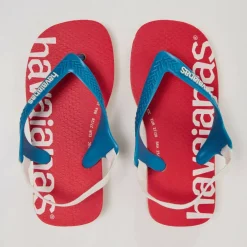 Unisex Kids Baby Logomania Salmon Flip Flops