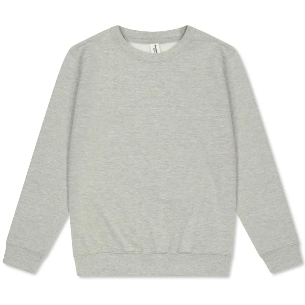 Unisex Kids' Cotton Long Sleeve Crew Sweatshirt
