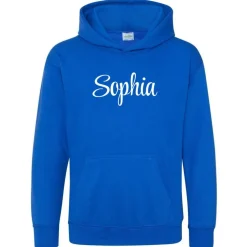 Unisex Kids' Cotton Long Sleeve Pull Over Hoodie